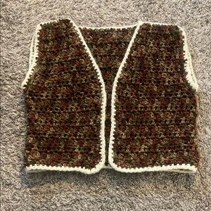 Handcrafted Multicolor Crochet Vest